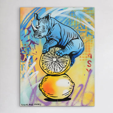 Nature Rhino (Original Painting)