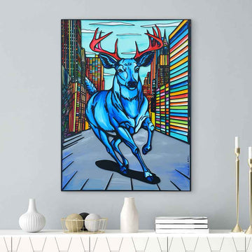 New York Stag (Original Painting)