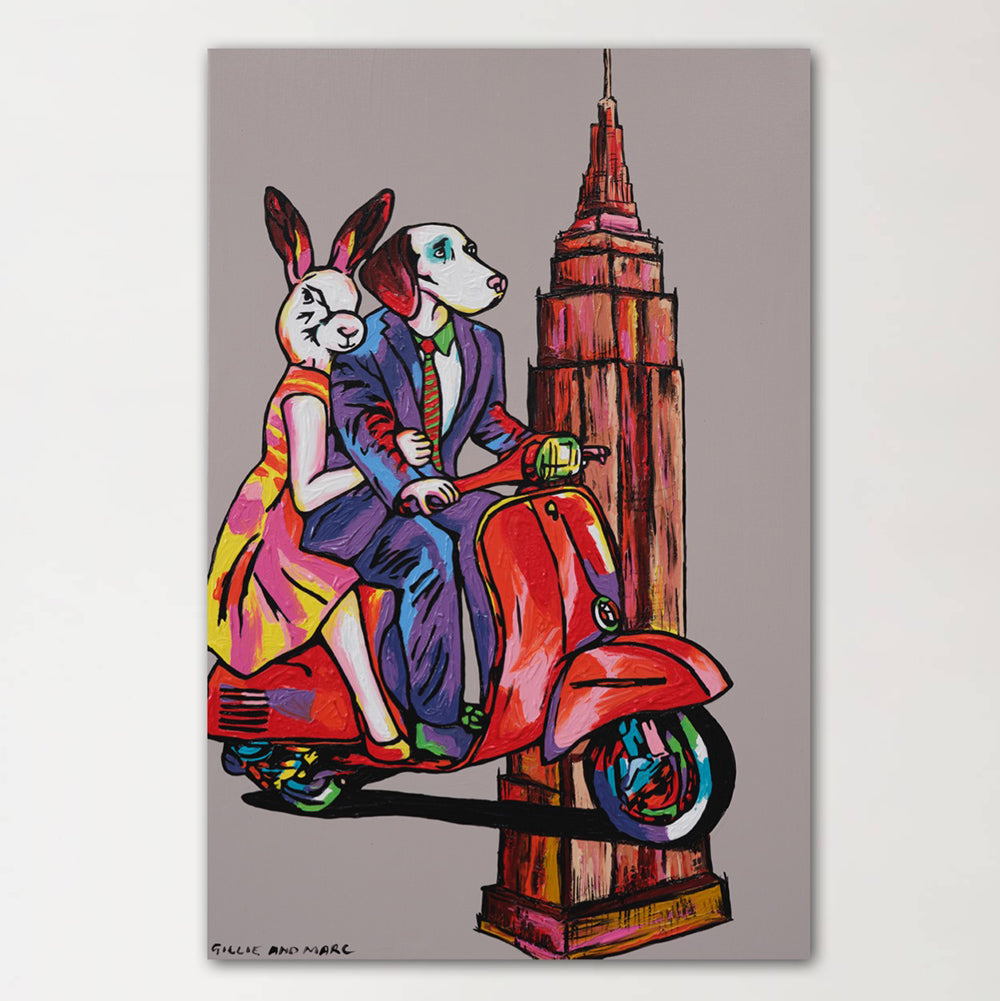 New York Riders (Original Painting) – Gillie and Marc®