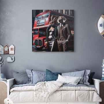 On a Wild Ride (Original Painting)