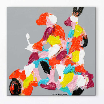 On the Road of Love (Original Painting)