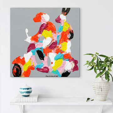 On the Road of Love (Original Painting)