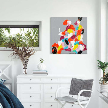 On the Road of Love (Original Painting)