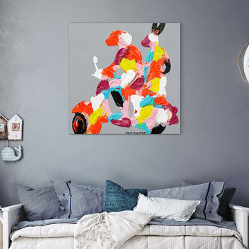 On the Road of Love (Original Painting)