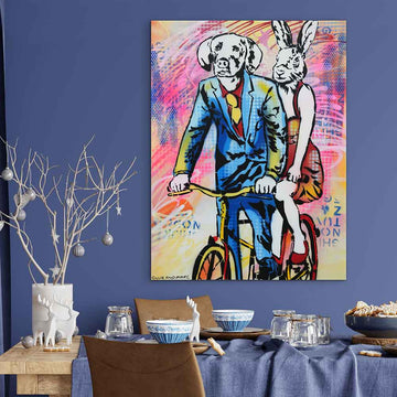 On the Road to Places They Have Never Been (Original Painting)