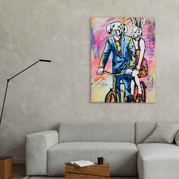 On the Road to Places They Have Never Been (Original Painting)