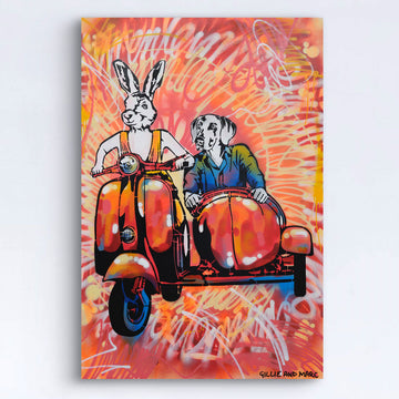 On the Road to Rome (Original Painting)