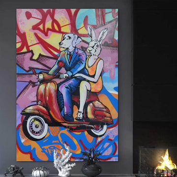 One World One Ride (Original Painting)