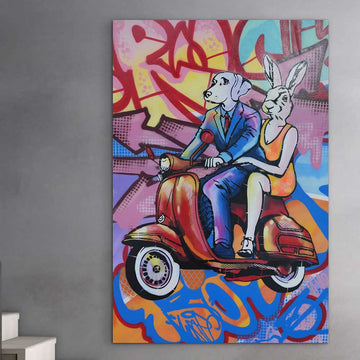 One World One Ride (Original Painting)