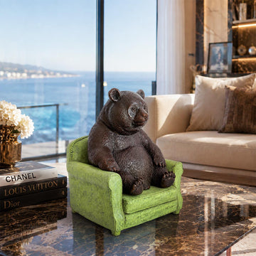 Panda Found a Place to Belong (Bronze Sculpture, Small)