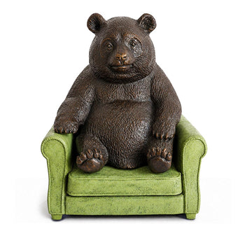 Panda Found a Place to Belong (Bronze Sculpture, Small)