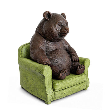 Panda Found a Place to Belong (Bronze Sculpture, Small)