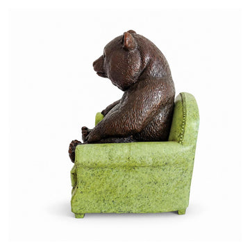 Panda Found a Place to Belong (Bronze Sculpture, Small)