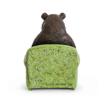 Panda Found a Place to Belong (Bronze Sculpture, Small)