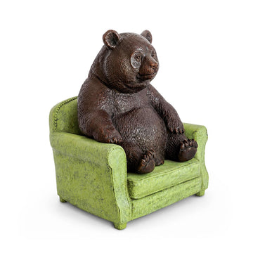 Panda Found a Place to Belong (Bronze Sculpture, Small)