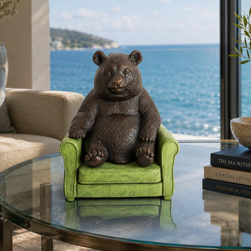 Panda Found a Place to Belong (Bronze Sculpture, Small)