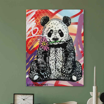 Pandas Are Not Black and White (Original Painting)