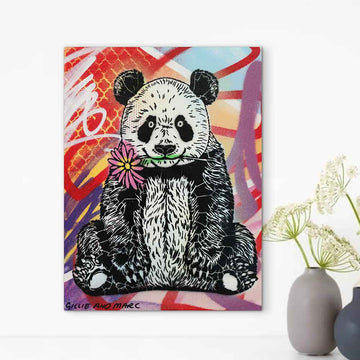 Pandas Are Not Black and White (Original Painting)