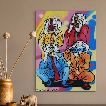 Pap Dog Lovers (Original Painting)