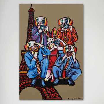 Papped in Paris (Original Painting)
