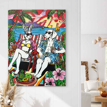 Paradise for Two (Original Painting)