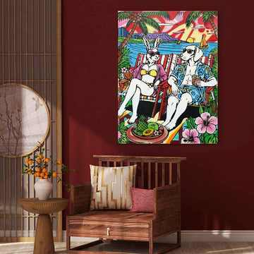 Paradise for Two (Original Painting)