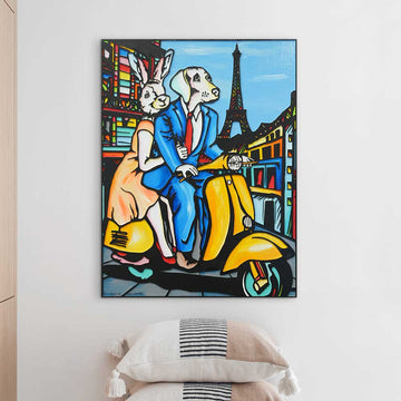 Paris Here We Come (Original Painting)