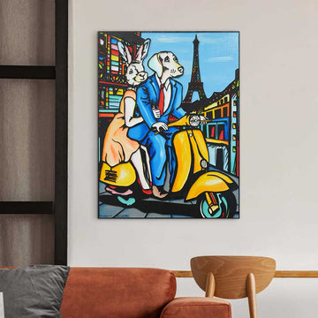 Paris Here We Come (Original Painting)