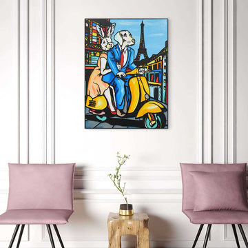 Paris Here We Come (Original Painting)