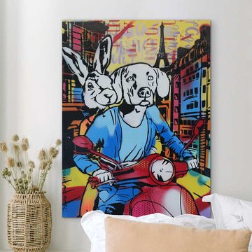 Paris In Love (Original Painting)