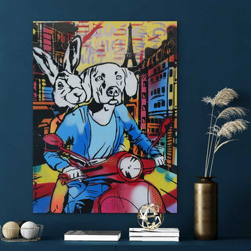 Paris In Love (Original Painting)