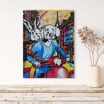 Paris In Love (Original Painting)