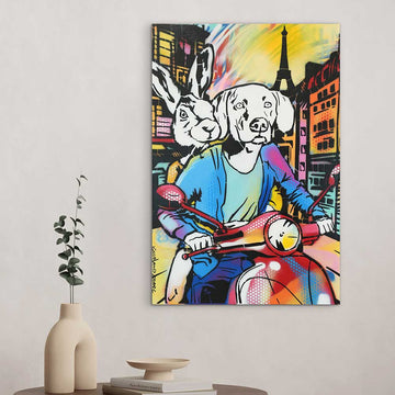 Paris In Love (Original Painting)