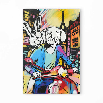 Paris In Love (Original Painting)