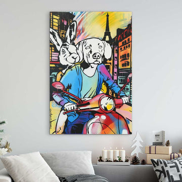 Paris In Love (Original Painting)