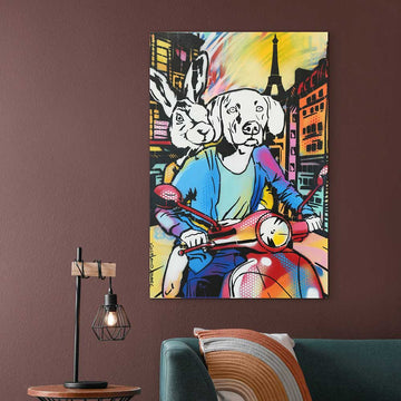 Paris In Love (Original Painting)