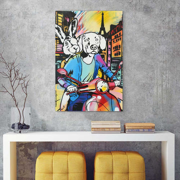 Paris In Love (Original Painting)