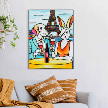 Paris Was Always a Place They Would Love (Original Painting)