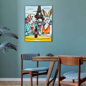 Paris Was Always a Place They Would Love (Original Painting)
