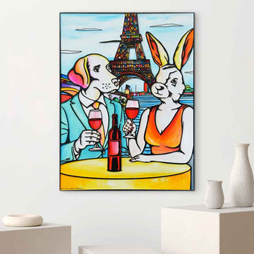 Paris Was Always a Place They Would Love (Original Painting)