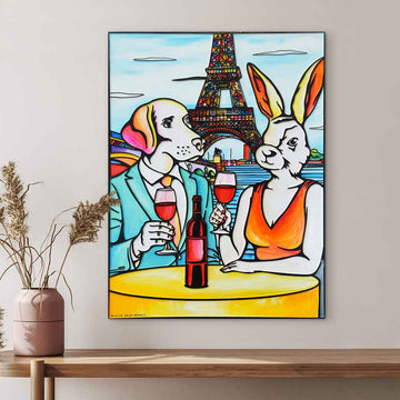 Paris Was Always a Place They Would Love (Original Painting)