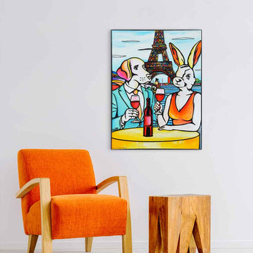 Paris Was Always a Place They Would Love (Original Painting)