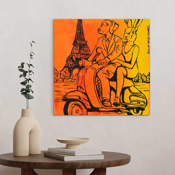 Paris Was the Place (Original Painting)