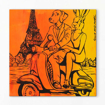 Paris Was the Place (Original Painting)