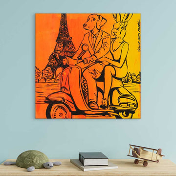 Paris Was the Place (Original Painting)