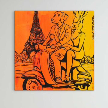 Paris Was the Place (Original Painting)