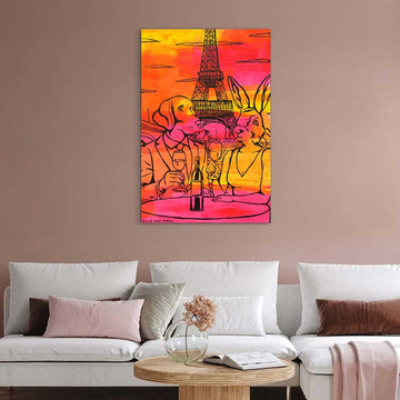 Paris Wine Lovers (Original Painting)