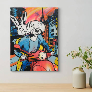 Paris is Go, Go, Go (Original Painting)