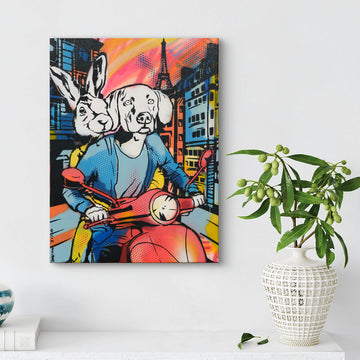Paris is Go, Go, Go (Original Painting)