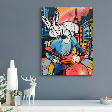 Paris is Go, Go, Go (Original Painting)